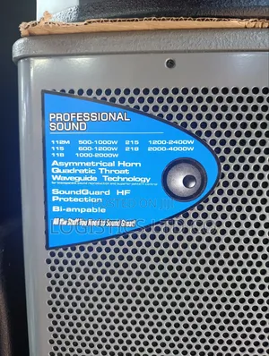 Electro-Voice (Ev) 2400-Watt Speakers Are Primarily High-Power,