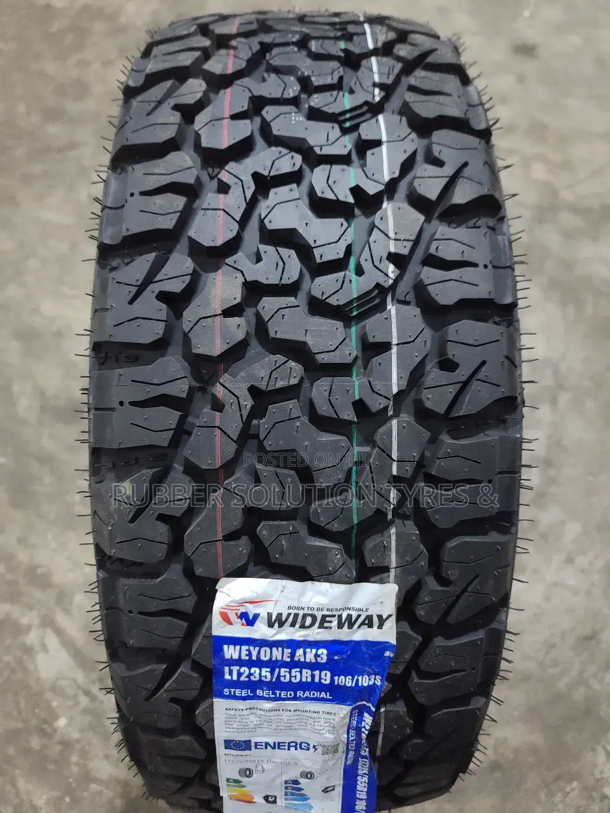 235 /55 R19 Wideway Tyres Weyone Ak3 All-Terrain