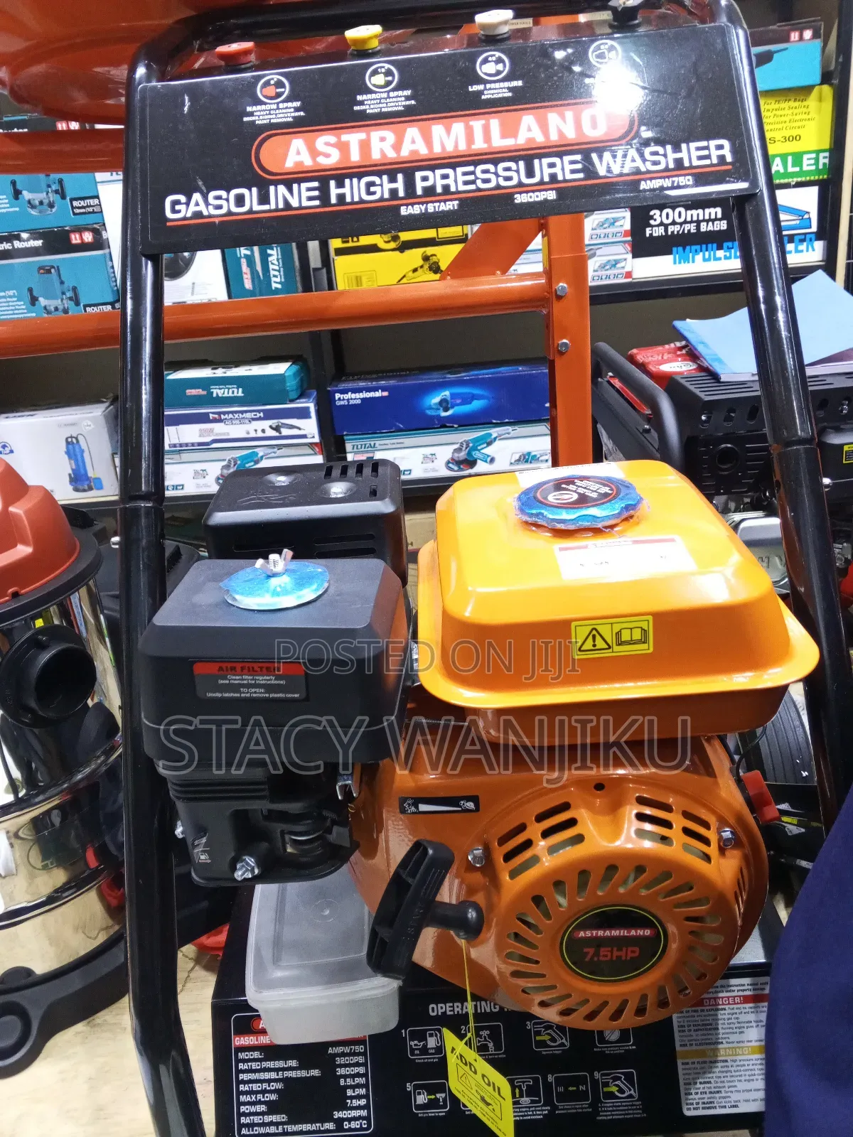 3600psi Astromilano Pressure Washer