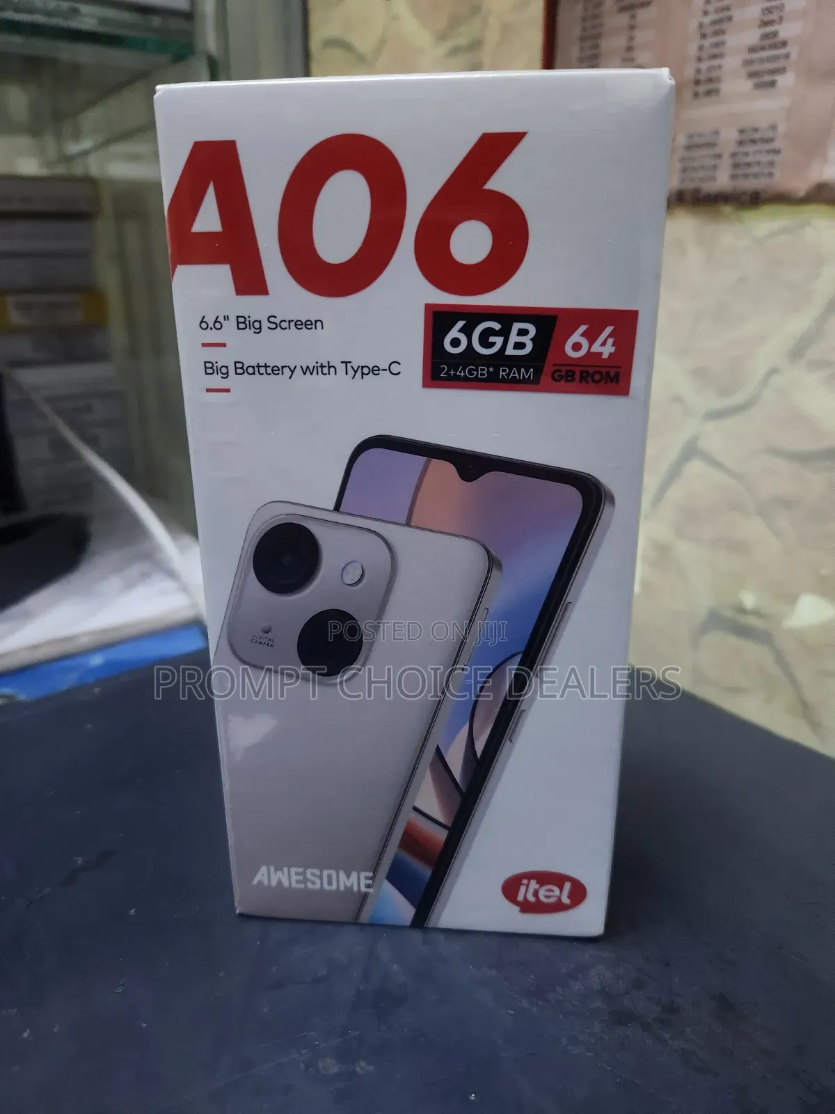 New Itel A06 64 GB Gold
