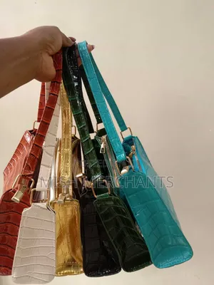 Crocodile Leather Shoulder Bag