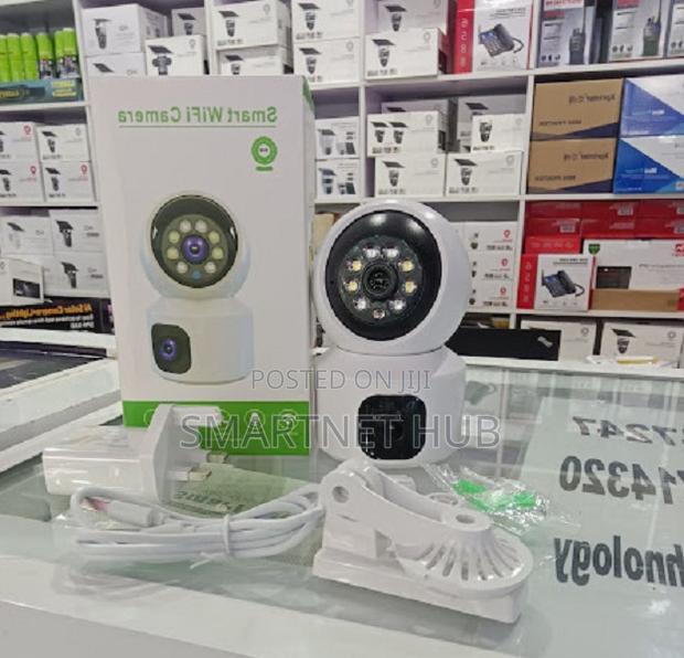 Dual Lens V380 Indoor Camera - 360 View With Night Vision