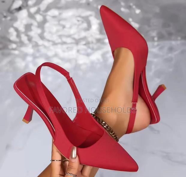 Colorful Slingback Heels - main view