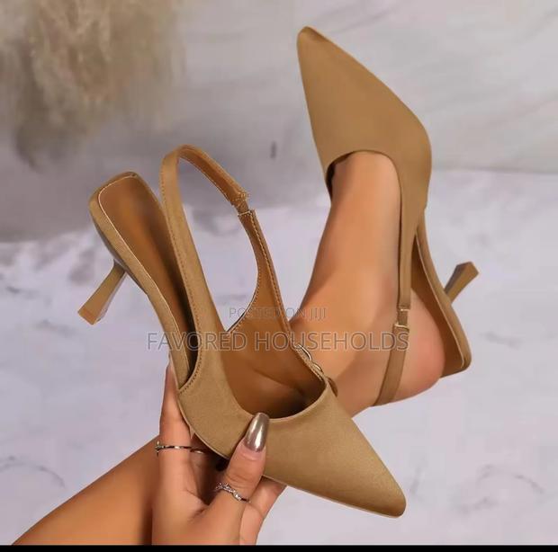 Colorful Slingback Heels - thumbnail 4