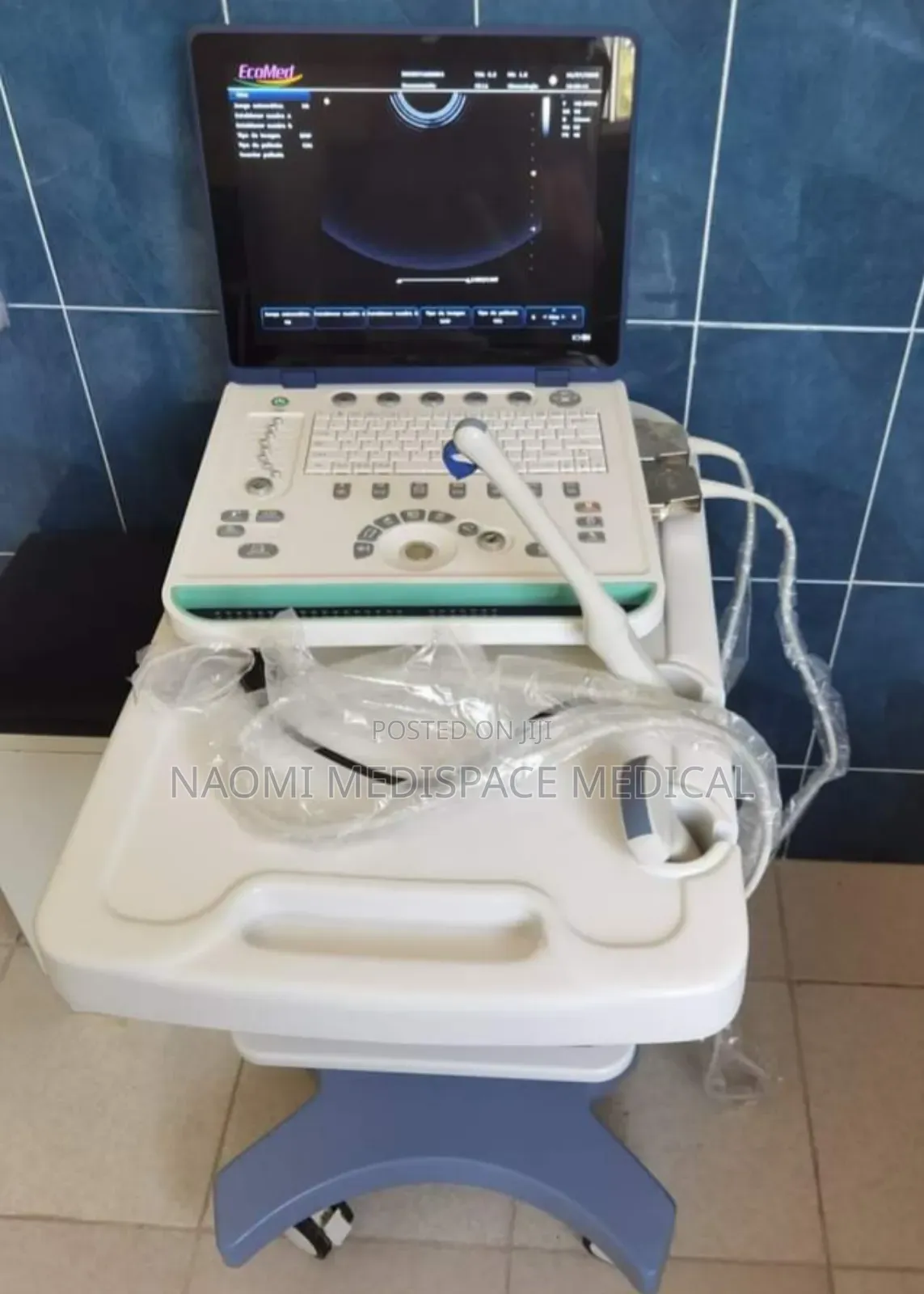 Ecomed Ultrasound Machine With 3 Probes (Convex, Linear, Transvaginal)
