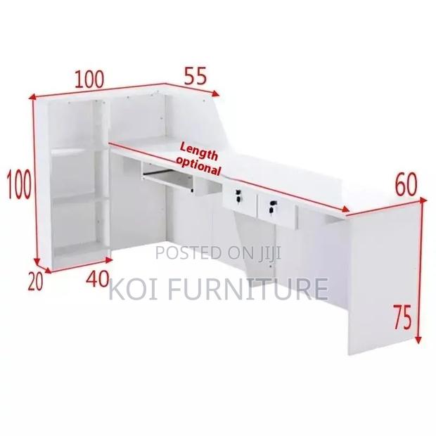 Reception Desk; 1.8m Executive Front Office Tone Reception Desk - thumbnail 2