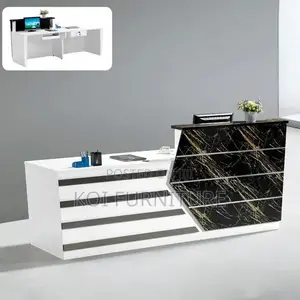 Reception Desk; 1.8m Executive Front Office Tone Reception Desk