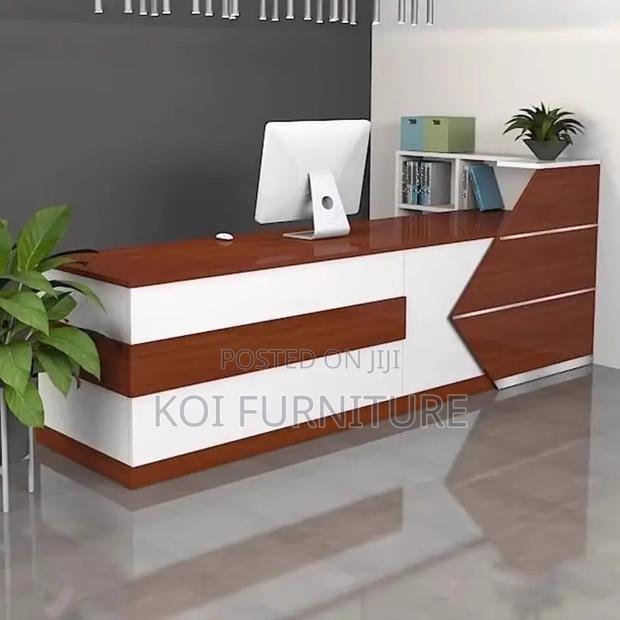 Reception Desk; 1.8m Executive Front Office Tone Reception Desk - thumbnail 4