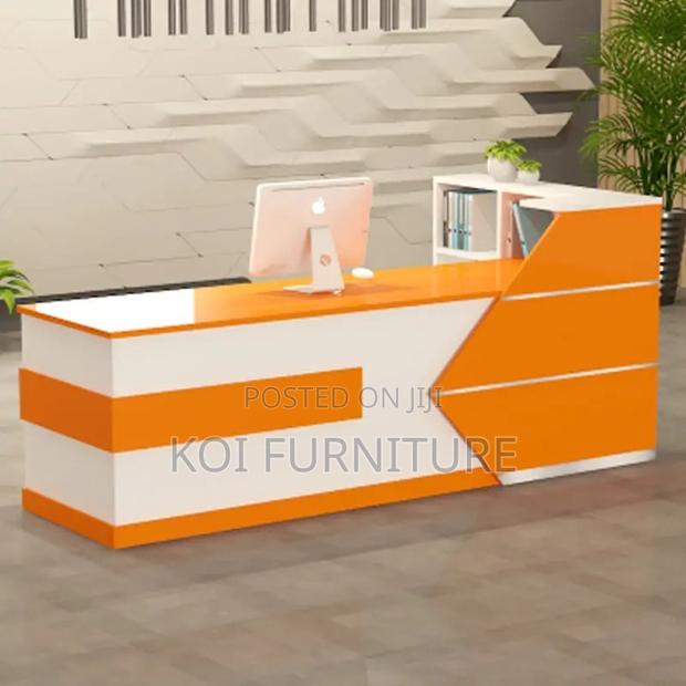Reception Desk; 1.8m Executive Front Office Tone Reception Desk - thumbnail 7