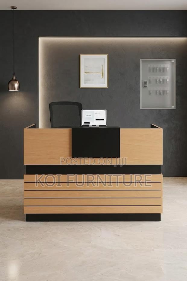 Reception Desk; 1.8m Executive Front Office Tone Reception Desk - thumbnail 8