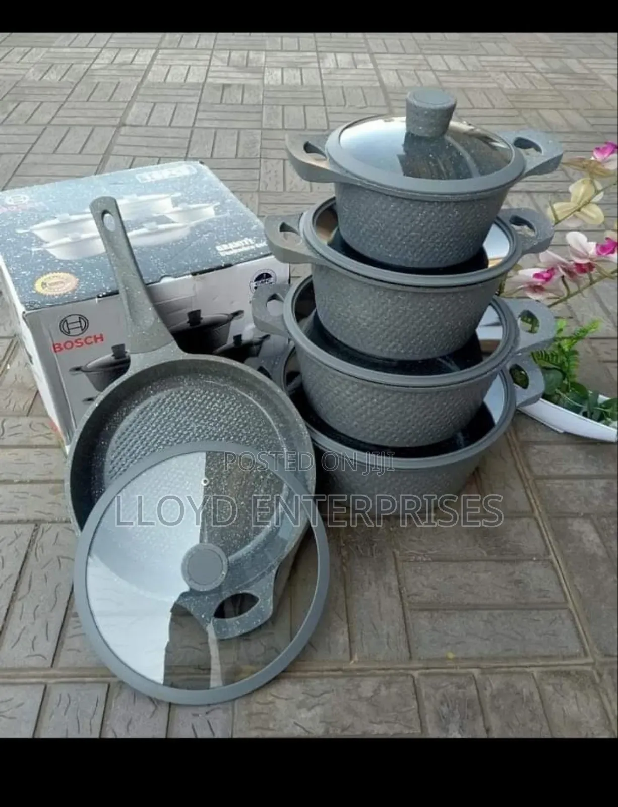 Silicune Rubber Bosch Cookware 11pcs