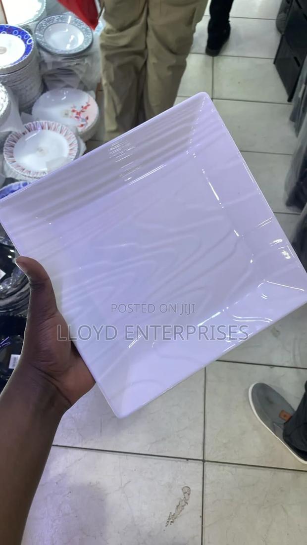 6pcs Square Ceramic Plates