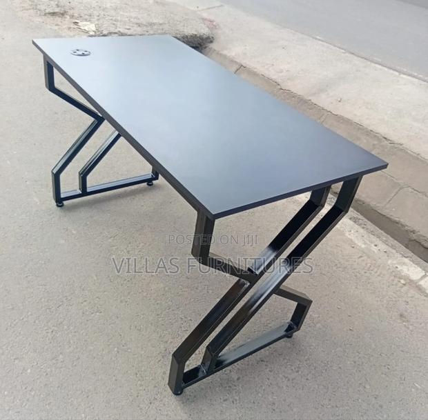 Robust Metallic Study Table for Work