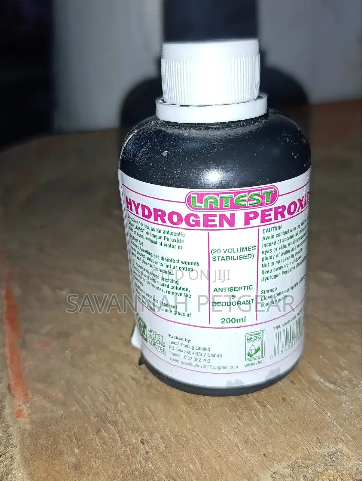 Hydrogen Peroxide (Antiseptic Deodorant) 200ml