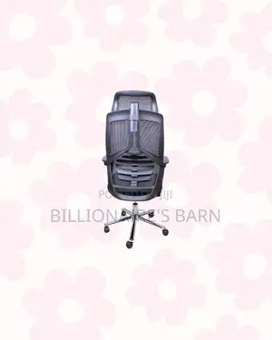High Back Mesh Office Chair Headrest Lumbar Support Office Adjustable
