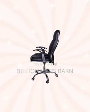 Executive Leather Office Chair High Back Padded Armrests Support