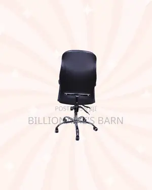 Executive Leather Office Chair High Back Padded Armrests Support
