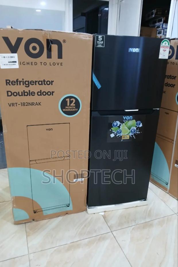 182 Litres No Frost Von Fridge TMF VRT - 182nrak ,Dark