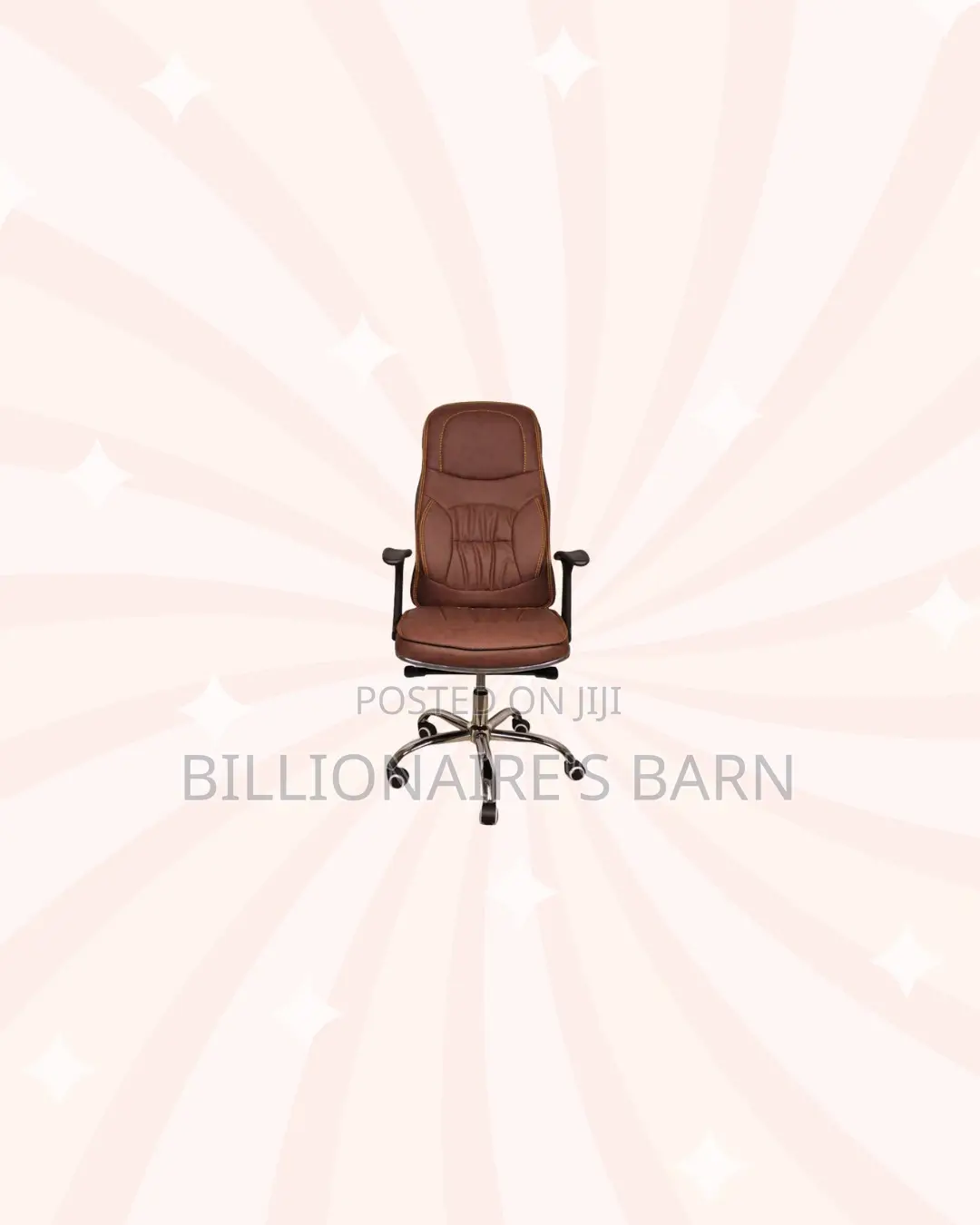 Ergonomic Executive Leather Chair High Back Padded Armrest Adjustable