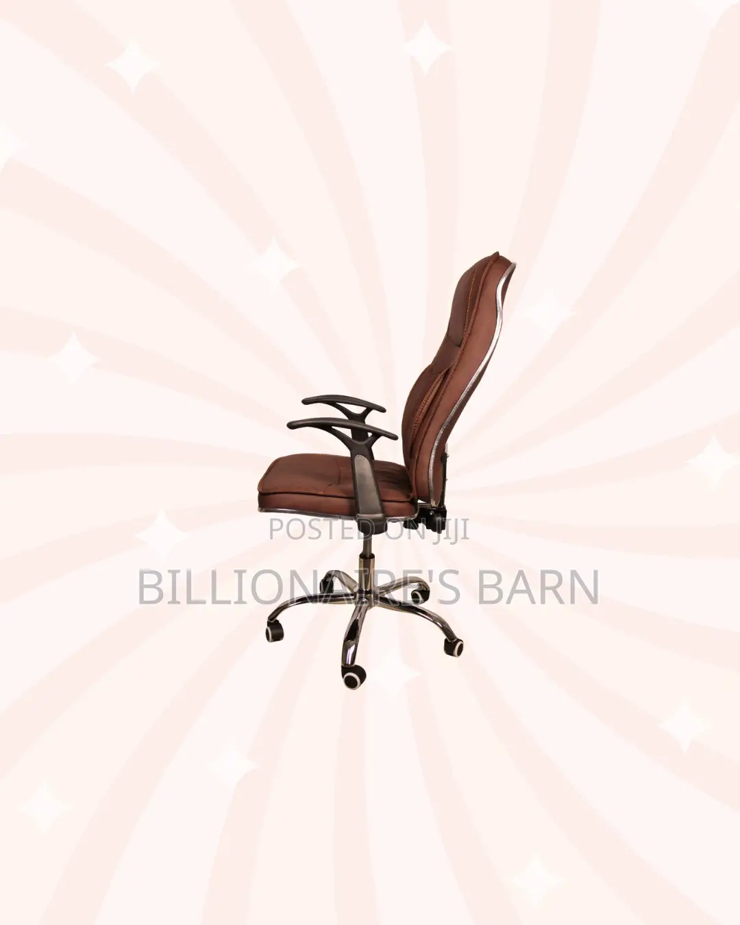 Ergonomic Executive Leather Chair High Back Padded Armrest Adjustable