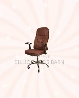 Ergonomic Executive Leather Chair High Back Padded Armrest Adjustable
