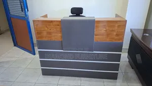 1.4m Modern Reception Desk With Drawer | Office Front Desk Nairobi