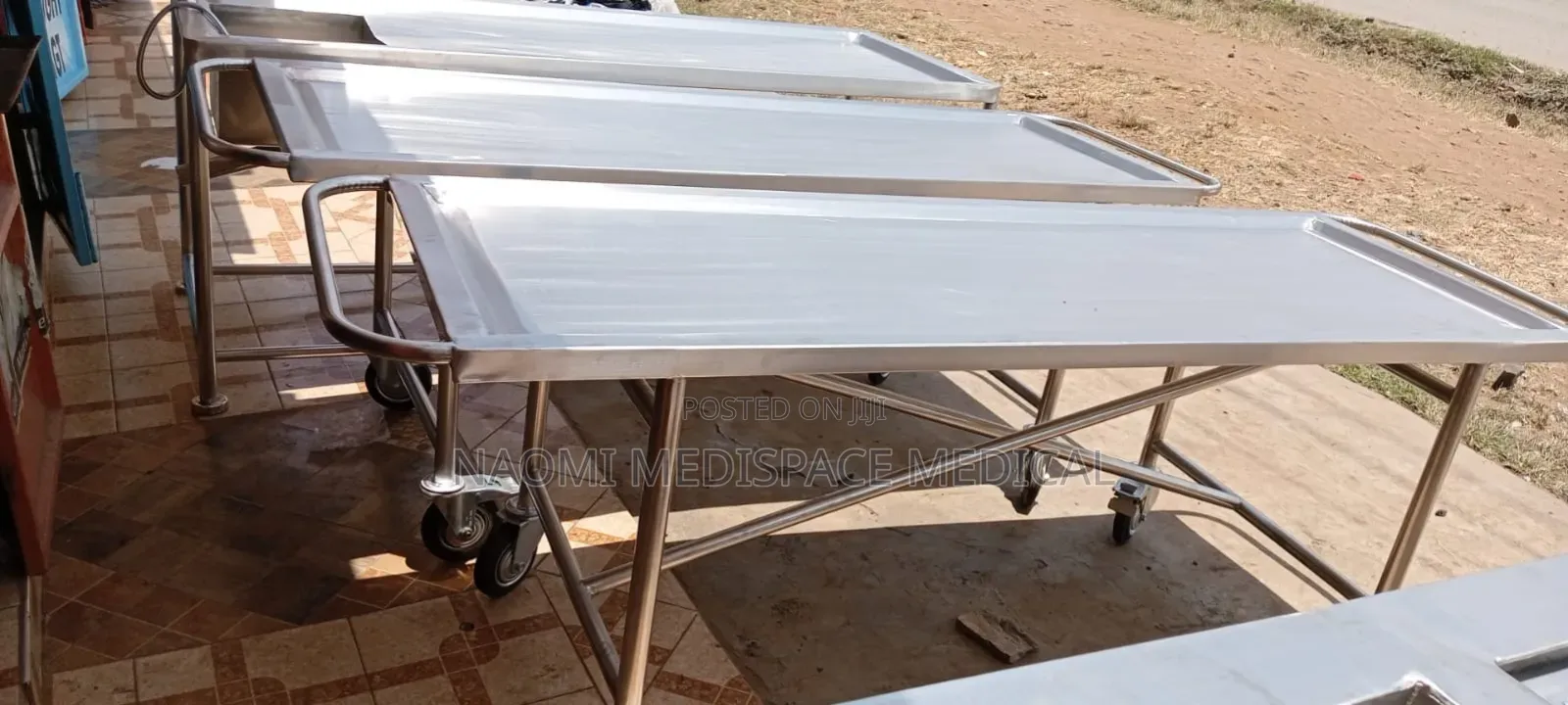 Motuary Transfer Trolley(Stainless Steel)