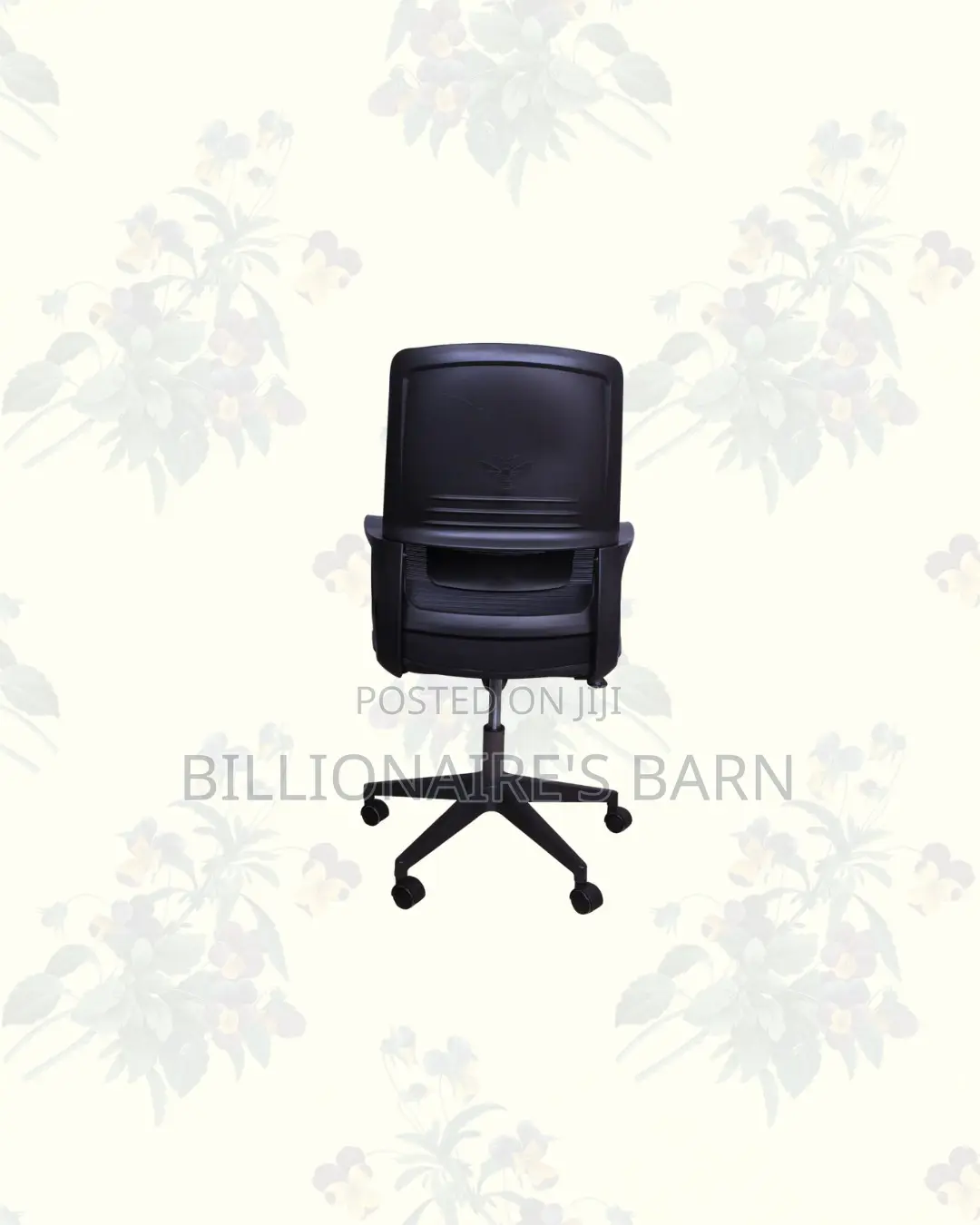 Black Ergonomic Mesh Office Chair Mid Back Lumbar Support Adjustable