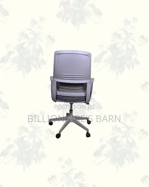 Grey Ergonomic Mesh Office Chair Mid Back Lumbar Support Adjustable