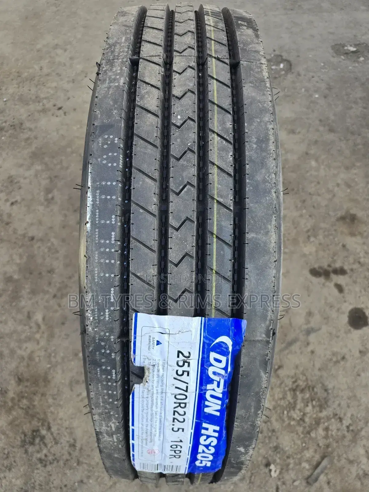 255 /70 R22. 5 Durun Tyres (Highway)