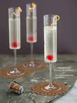 Long Luxe Champagne Glasses Set of 6