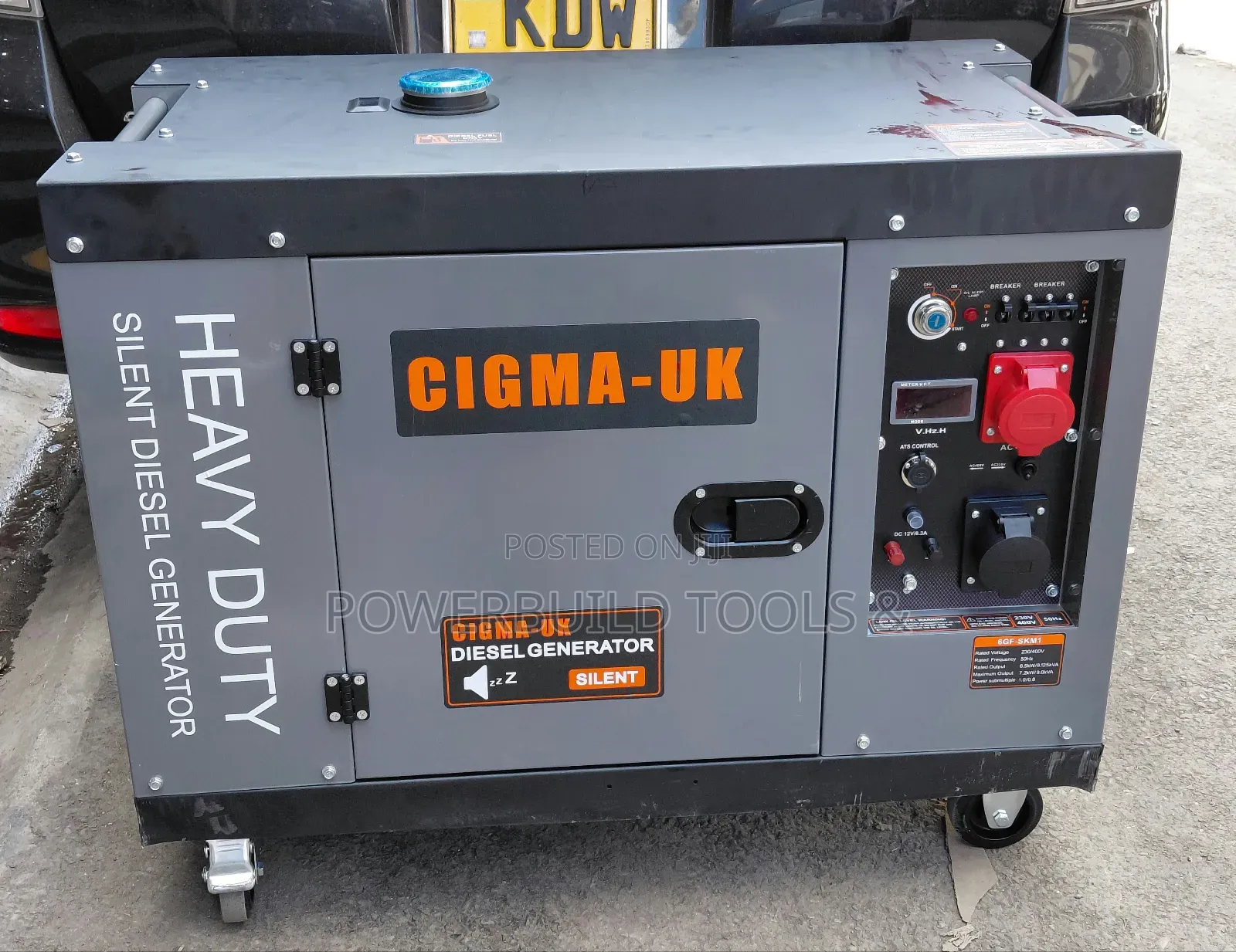15kva Dg15000se-3 Cigma Uk Three Phase Silent Diesel Generator