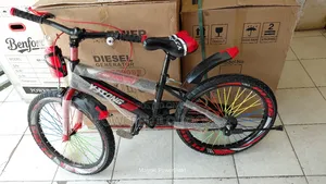 Medium Size 20 Kids Mountain Bike Red/Black