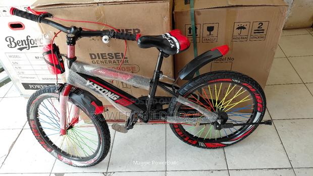 Medium Size 20 Kids Mountain Bike Red/Black - thumbnail 2