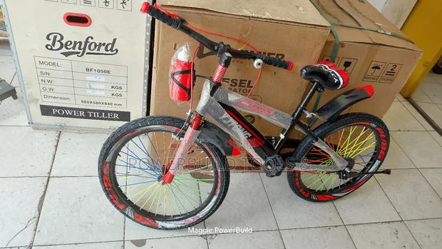 Medium Size 20 Kids Mountain Bike Red/Black - thumbnail 3