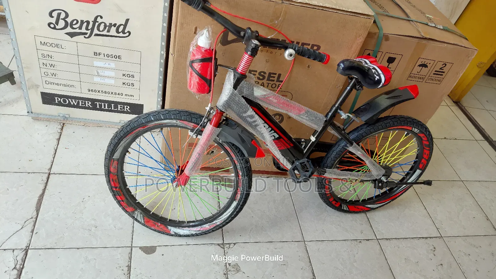 Medium Size 20 Kids Mountain Bike Red/Black