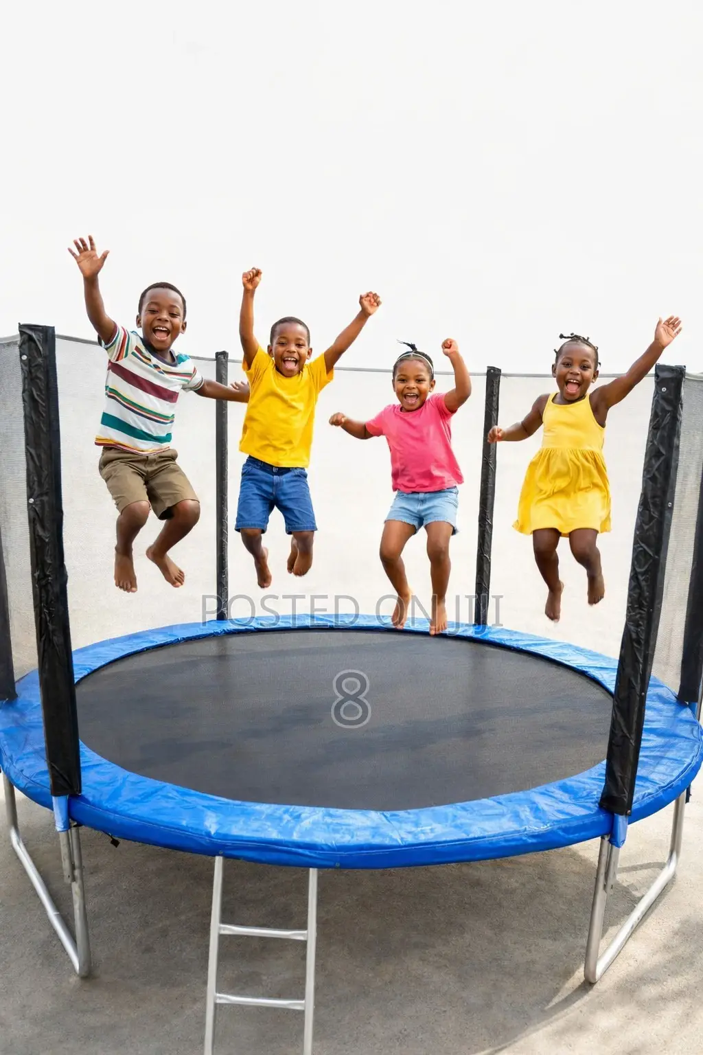 Fun + Fitness Combo – 8ft Kids Trampoline for Active Play