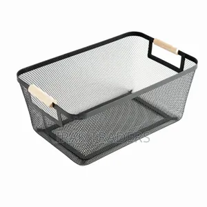 Meshed Modernstorage Basket Rectangular 
Size 30*20*13 CMS
