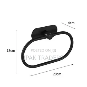  Modern Wall-Mounted Towel Holder 
 Sleek and Stylish Towel Ring