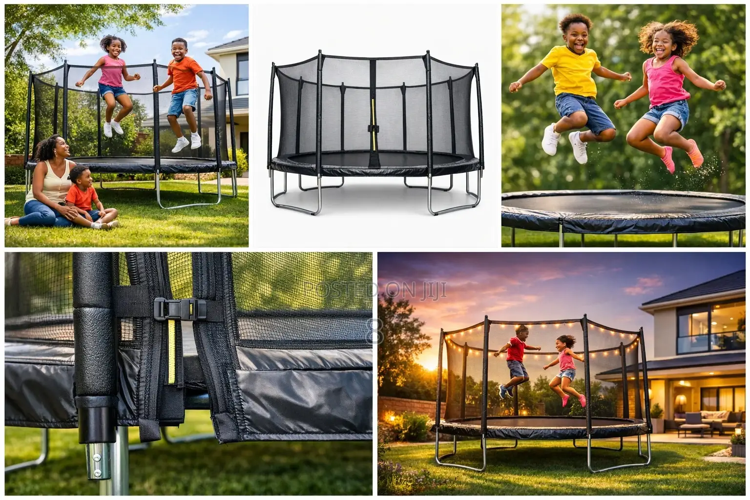 Limited Offer! 8ft Kids Trampoline With Safety Net – Order Now
