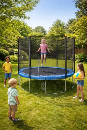 Discount Deal! 8ft Kids Trampoline – Fast Delivery Available