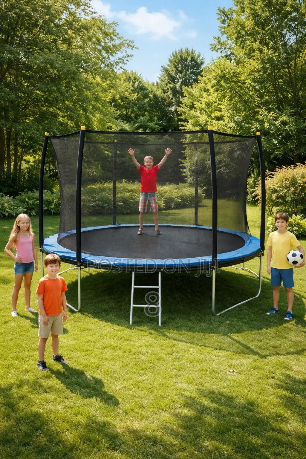 Grab Yours Today! 8ft Trampoline With Free Safety Net
