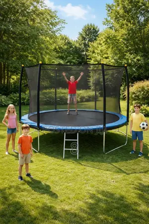 Grab Yours Today! 8ft Trampoline With Free Safety Net