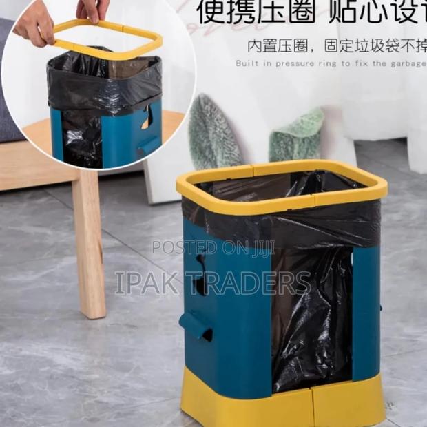 *Restocked*!! Adjustable Kitchen Trash Can - main view