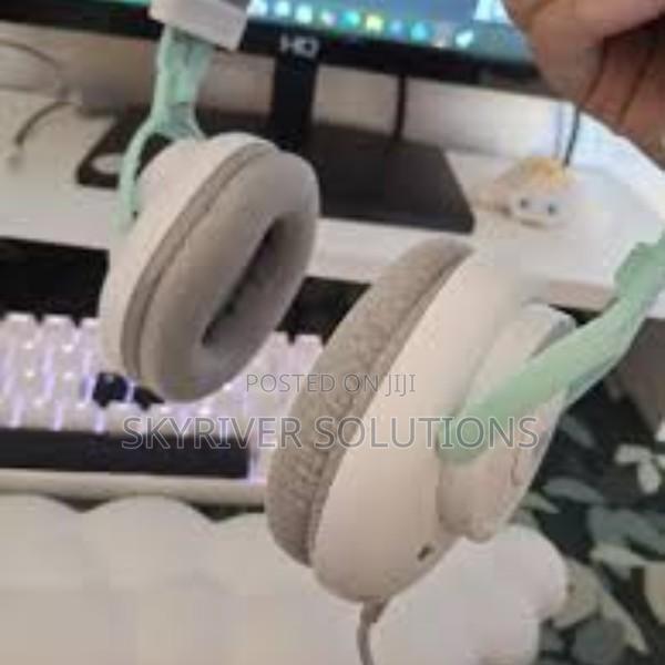 Havit White + Cyan Gaming Headset- H2230e