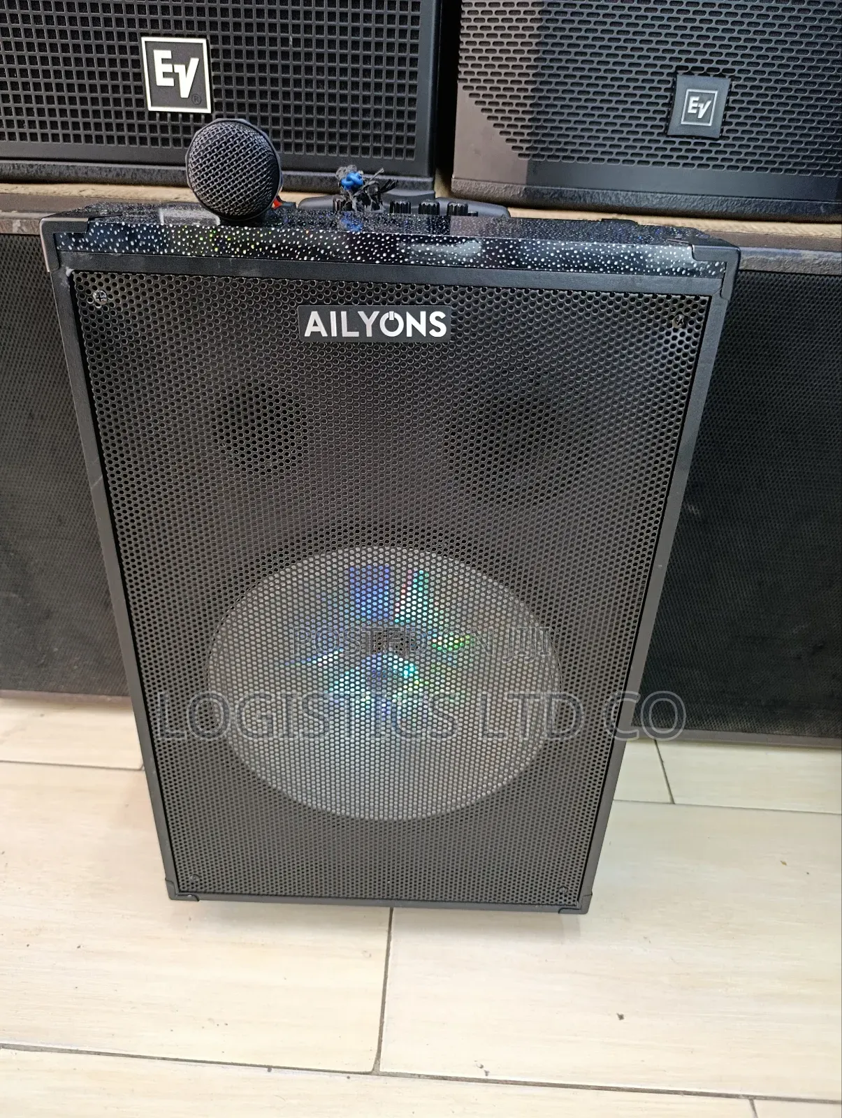 Ailyons 12′′ Portable Speaker – High‐Power Bluetooth Audio System