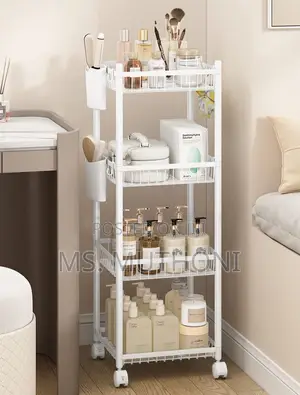 Metallic Stylish Space-Saving 4-Layer Storage