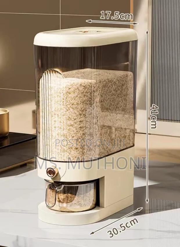 Moisture Proof 10kg Automatic Rice Dispenser* - thumbnail 4