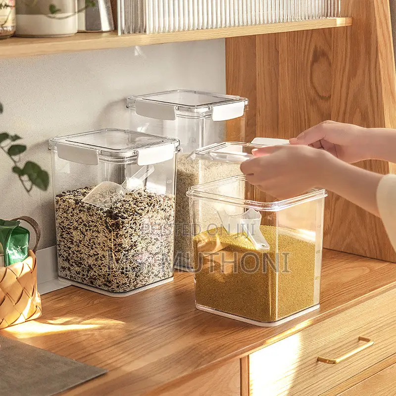 5.3l / 6.5l Large Capacity Airtight Food Storage Containers