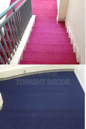 Red and Blue Seamless Comfort Wall to Wall Delta Carpets